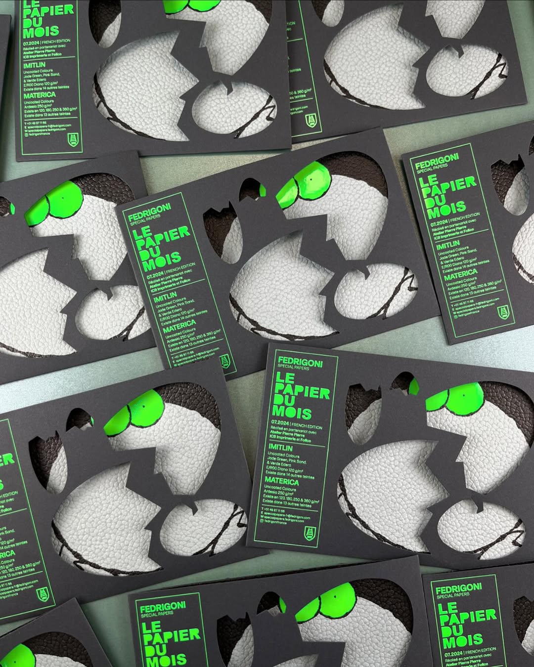 Um encontro mágico de papel alumínio fluorescente e criaturas únicas