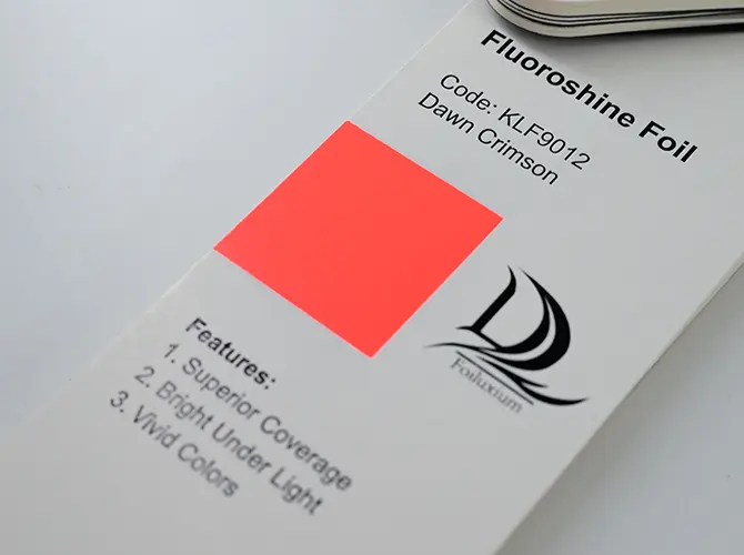 Folha de fluoroshina