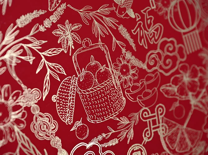 Folha de estampagem a quente